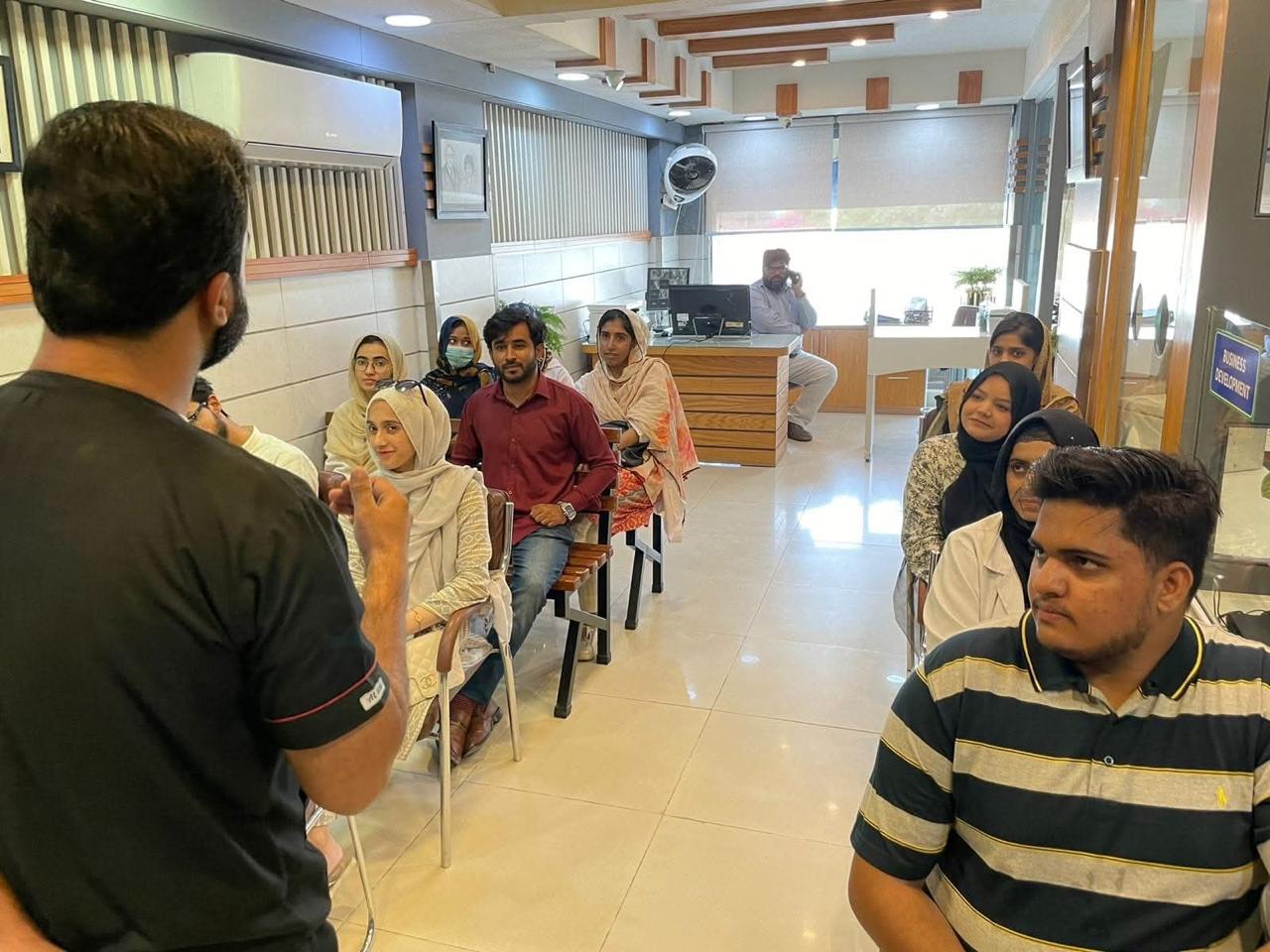 Karachi — Workshop on therapeutic ultrasound at Dr Essa Lab Badar commercial branch
