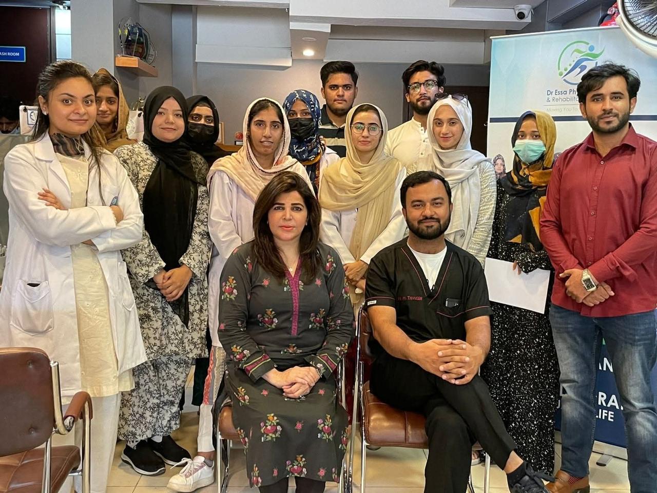 Karachi — Workshop on therapeutic ultrasound at Dr Essa Lab Badar commercial branch