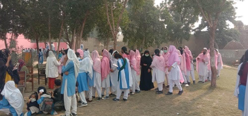 Multan — Free healthcamp at govt girls high school