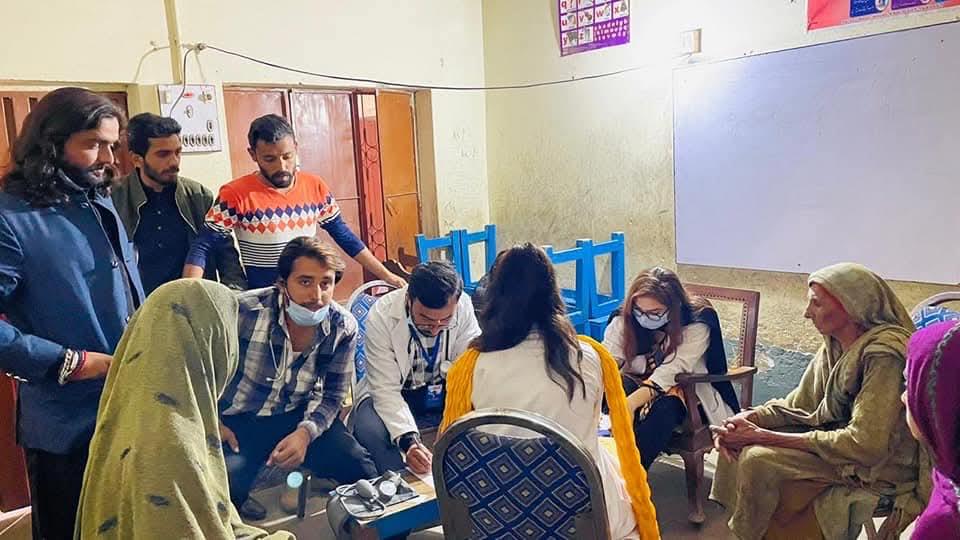 Punjab — Free healthcare camp at kabir wala